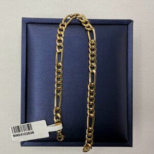 ‼️SOLD‼️ 18K Genuine Gold Figaro Chain Bracelet 7.25" (4mm)